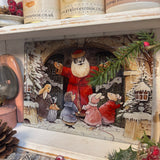 Glass Chopping/Serving Board  - Foxwood Tales - Father Christmas