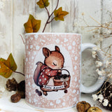 11oz Ceramic Mug - Hello Autumn - Squirrel - Autumn 25