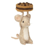 Little Mouse Christmas Bakery - Felt Mouse With Cookie