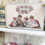 Cute Rectangular Tin - What A Lovely Day For A Picnic - Foxwood Tales