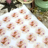 Spring Sticker Sheet - 35 Round Stickers