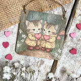 Tiny Aluminium Sign - Sweet Little Kittens