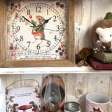 Sweet Rustic Clock - Berry Sweet Mouse - Autumn 25