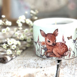 Sweet Little Ceramic Tea Light Holder - Deer