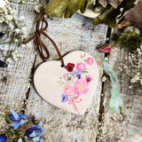 Sweet Little Ceramic Heart - Always Loved