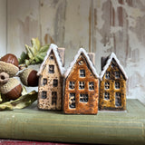 Little Autumn Houses - Set of 3