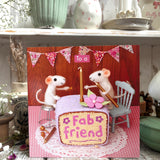 To A Fab Friend Card - Whimsicals By Desito W216