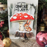 Christmas Little Print  A6 Size - Comfort & Joy