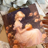 Once Upon A Time…’ Square Greeting Card #AU51