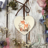 Sweet Little Ceramic Heart - No matter how much I say I love you, I always love you more than that