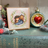 Vintage Style Christmas Bauble In Cute Box - Christmas Dreams - Blue Heart Bauble