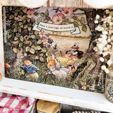 'There is Quiet Magic' Glass Chopping/Serving Board  - Foxwood Tales