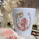 Sweet Little Plant Pot - Daffodils and Morning Light Bunny