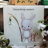 Snowdrop Season Chopping/Serving Board