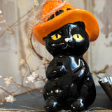Vintage Inspired Halloween Black Cat