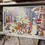 Beautiful Nostalgic Traditional Advent Calendar - Around The Christmas Tree - #32
