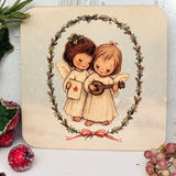 Christmas Cute Coaster - Angel Friends