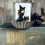Sweet Votive Candle Holder - Vintage Witch - Halloween 25