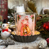 Sweet Votive Candle Holder - Old Father Christmas