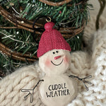 Cuddle Weather Snowman Tree Ornament