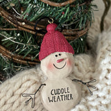 Cuddle Weather Snowman Tree Ornament
