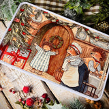 Foxwood Tales / Cute Rectangular Tin - Christmas Morning