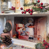 Glass Chopping/Serving Board  - Foxwood Tales - Cosy By The Fire