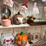 Sweet Little Squirrel Toadstool House Garland - Autumn 25