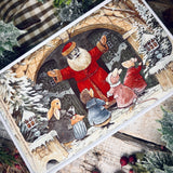 Foxwood Tales / Cute Rectangular Tin - Father Christmas
