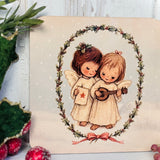 Christmas Cute Coaster - Angel Friends