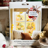 Autumn Flower Fairies Window Stickers