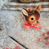 Cute Little Vintage Deer Pin / Brooch