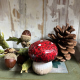 Little Fly Agaric Ceramic Toadstool