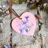 Sweet Little Ceramic Heart - Mum