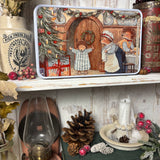 Foxwood Tales / Cute Rectangular Tin - Christmas Morning