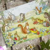 Postcard- Here We Go Gardening - Molly Brett