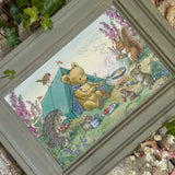 Teddy's Tent - Molly Brett - Framed Postcard