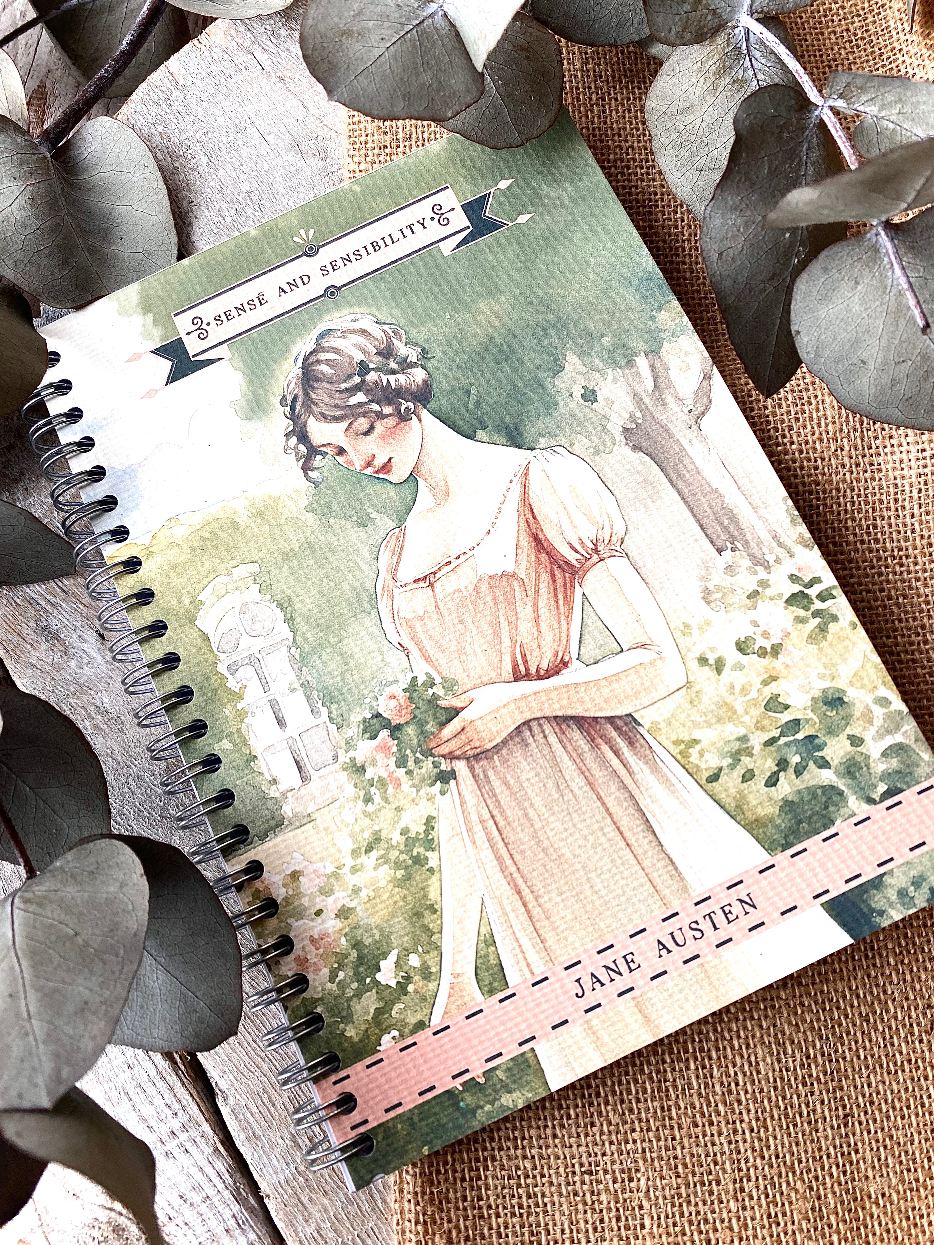A5 Spiral Bound Notebook - Literary Classics - Sense And Sensibility