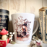 12oz Ceramic Coffee Cup - Wildflower Witch