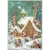 Beautiful Nostalgic Traditional Advent Calendar - Winter Wonderland- #48