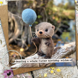 Otter Greetings Card 15 - L'otter Wishes