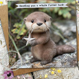 Otter Greetings Card 21 - L'otter Luck