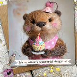 Otter Greetings Card 07 - Daughter