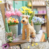 Sugar Paws - Blank Greeting Card - Lakeland Terrier - #11