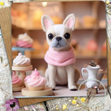 Sugar Paws - Blank Greeting Card - French Bull Dog - #17