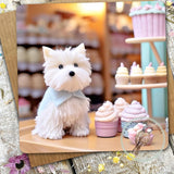 Sugar Paws - Blank Greeting Card - Westie - #29