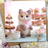 Sugar Paws - Blank Greeting Card - Kitty - #42