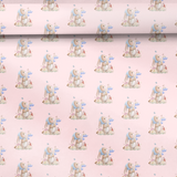 Printed Gift Wrap - Bluebell Bunny