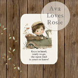 Sweet Little Keepsakes - A7 Size Prints/Cards - Boy Driving