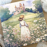Once Upon A Time…’ Square Greeting Card #7
